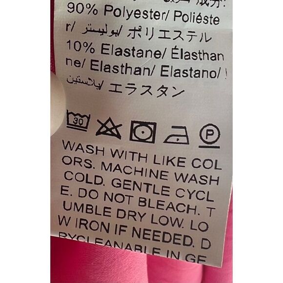 Ruffle Trim Mermaid Hem Dress Shein Pink Size Medium/NWOT - Picture 8 of 8